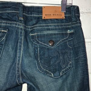Authentic MEK denim bootcut stretch jeans 27/33
